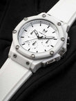 AX107RB - AMBASSADOR X WHITE / WHITE / RUBBER BAND