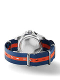 VO107NS - AUTO VOYAGER SILVER / BLUE & RED / NATO BAND