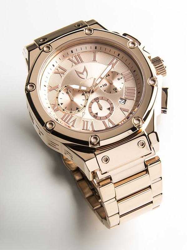 AM143SS - AMBASSADOR ROSE GOLD / ROSE GOLD / SS BAND