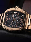 MJ102SS - MAJOR ROSE GOLD / BLACK / SS BAND
