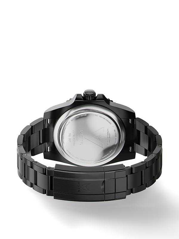 VO102SS - VOYAGER BLACK / RED / SS BAND