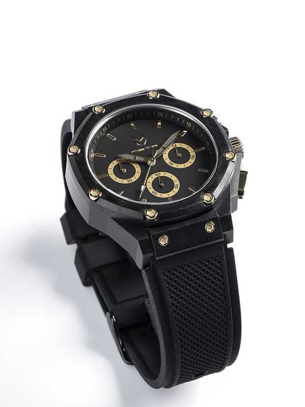 AX110RB - AMBASSADOR X BLACK / GOLD / RUBBER BAND