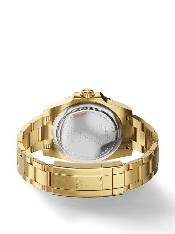 VO108SS - VOYAGER GOLD / PURPLE  / SS BAND