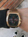 MJ102SS - MAJOR ROSE GOLD / BLACK / SS BAND