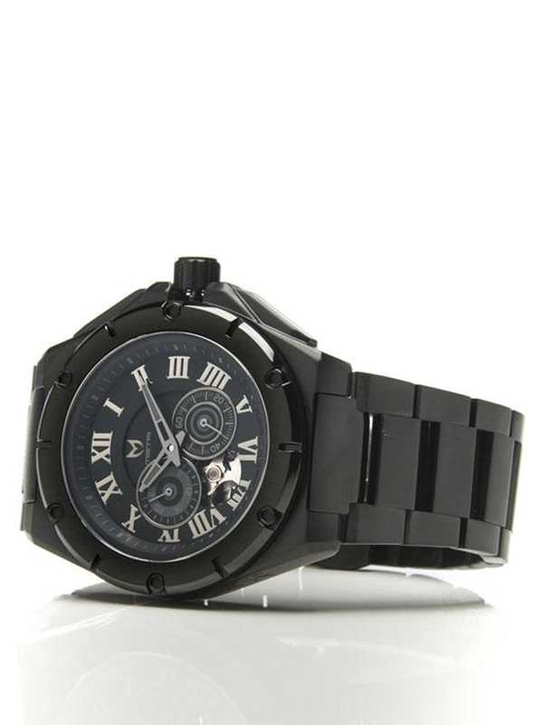 NO107SS - NOBLE BLACK AUTOMATIC / BLACK / SS BAND