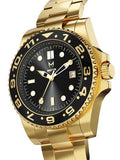 VO101SS - VOYAGER GOLD / BLACK / SS BAND