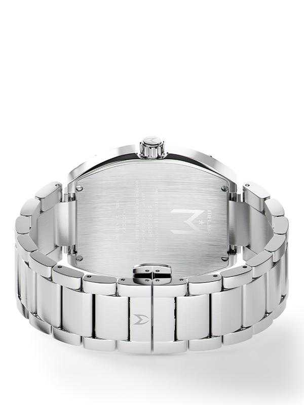 MJ118SS - MAJOR SILVER / BLUE / STEEL BAND