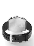 MJ124LB - MAJOR SILVER / SILVER / LEATHER BAND