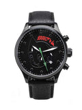 AV119AB - AVIATOR BLACK / BLACK / LEATHER BAND (ASTRO BOY)