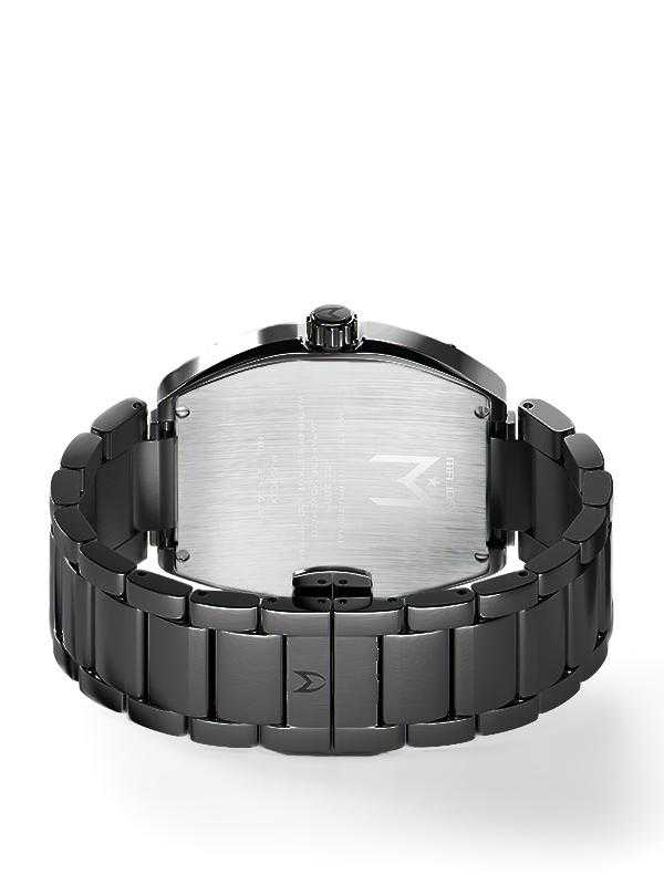 MJ105SS - MAJOR BLACK / BLACK / SS BAND