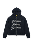 Promise Full Zip Hoodie - Black