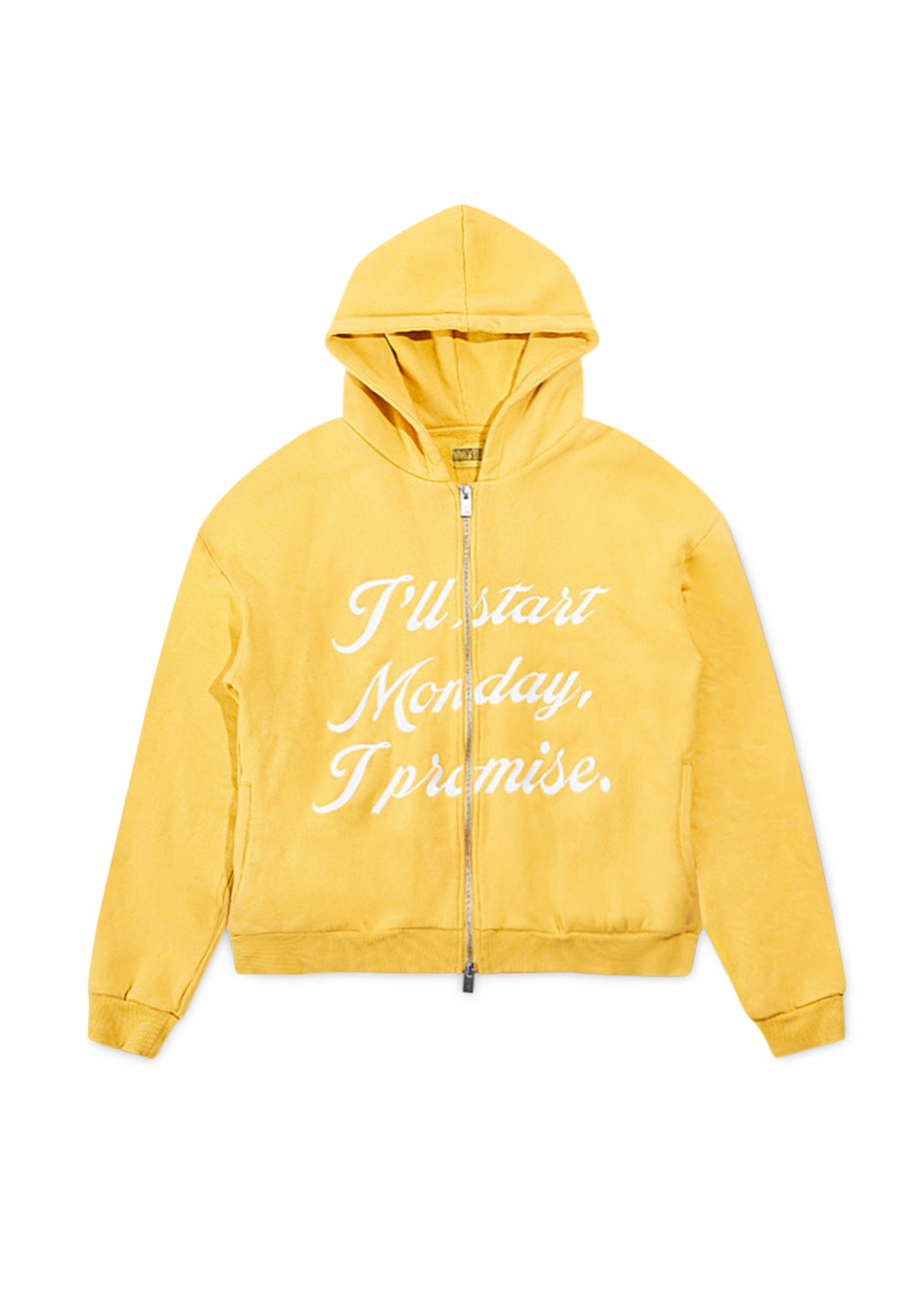Promise Full Zip Hoodie - Yellow