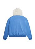 Script Two Tone Hoodie - Washed Blue