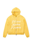 Promise Full Zip Hoodie - Yellow