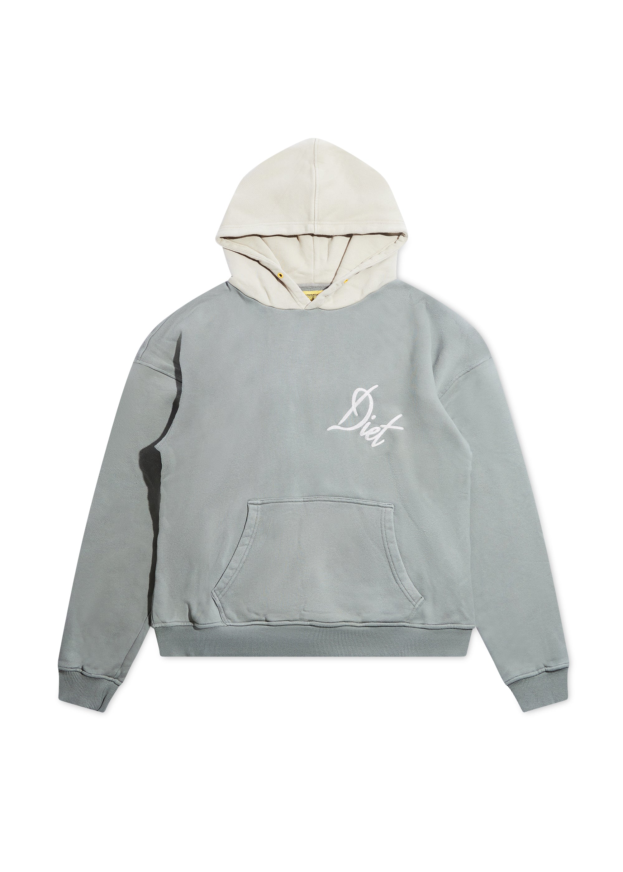 Script Two Tone Hoodie - Washed Sage
