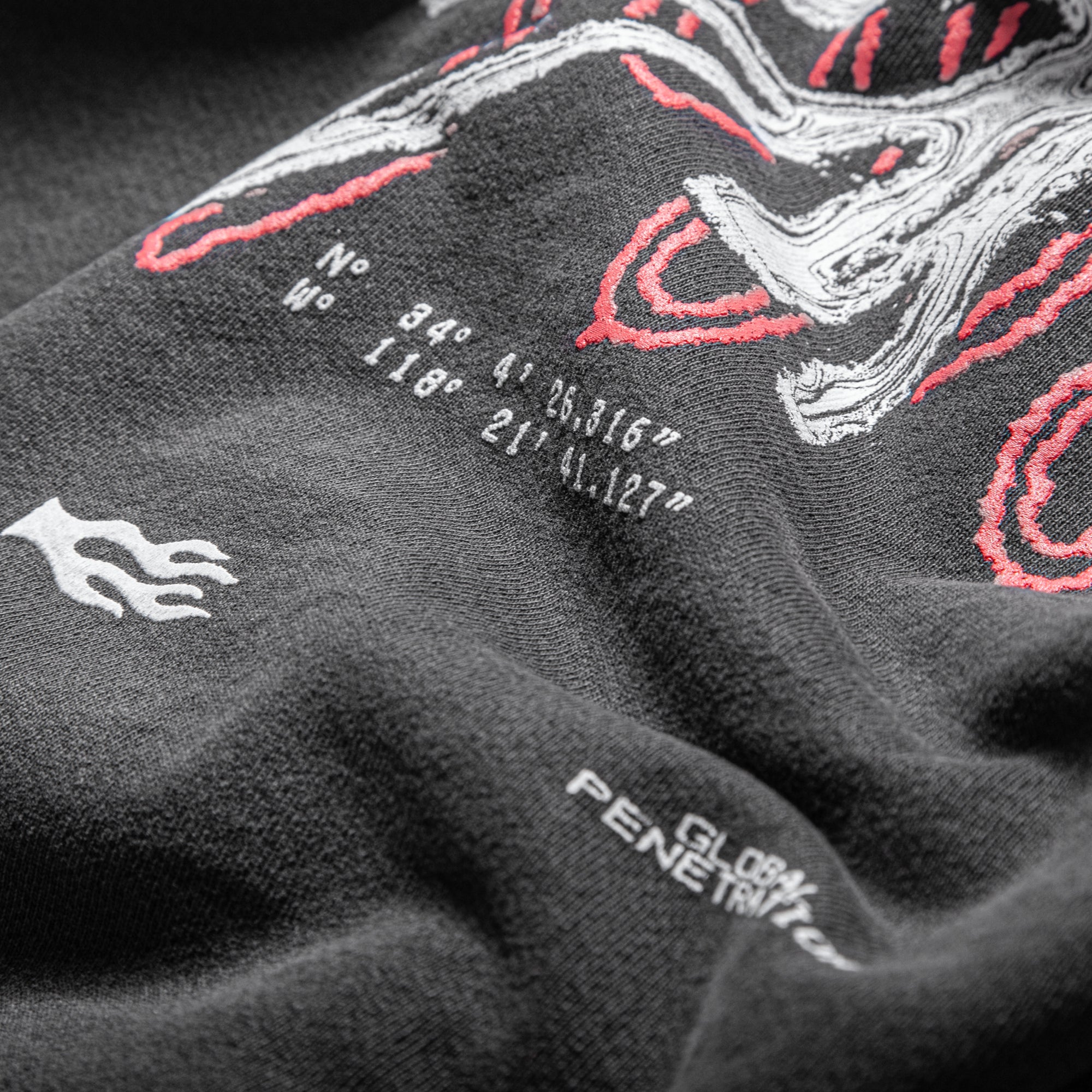 NEW WAVE HOODIE - WASHED BLACK