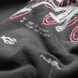 NEW WAVE HOODIE - WASHED BLACK