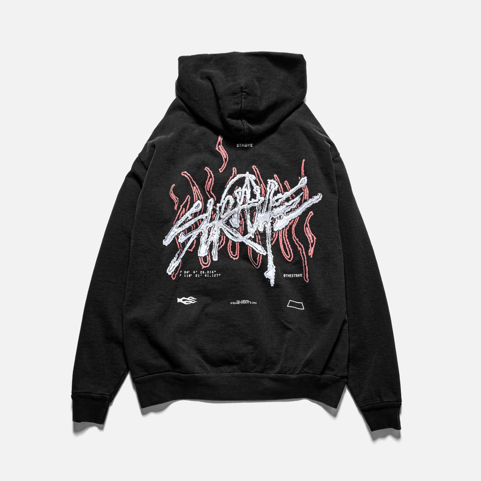 NEW WAVE HOODIE - WASHED BLACK