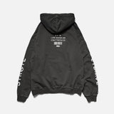 NU-METAL HOODIE - WASHED BLACK