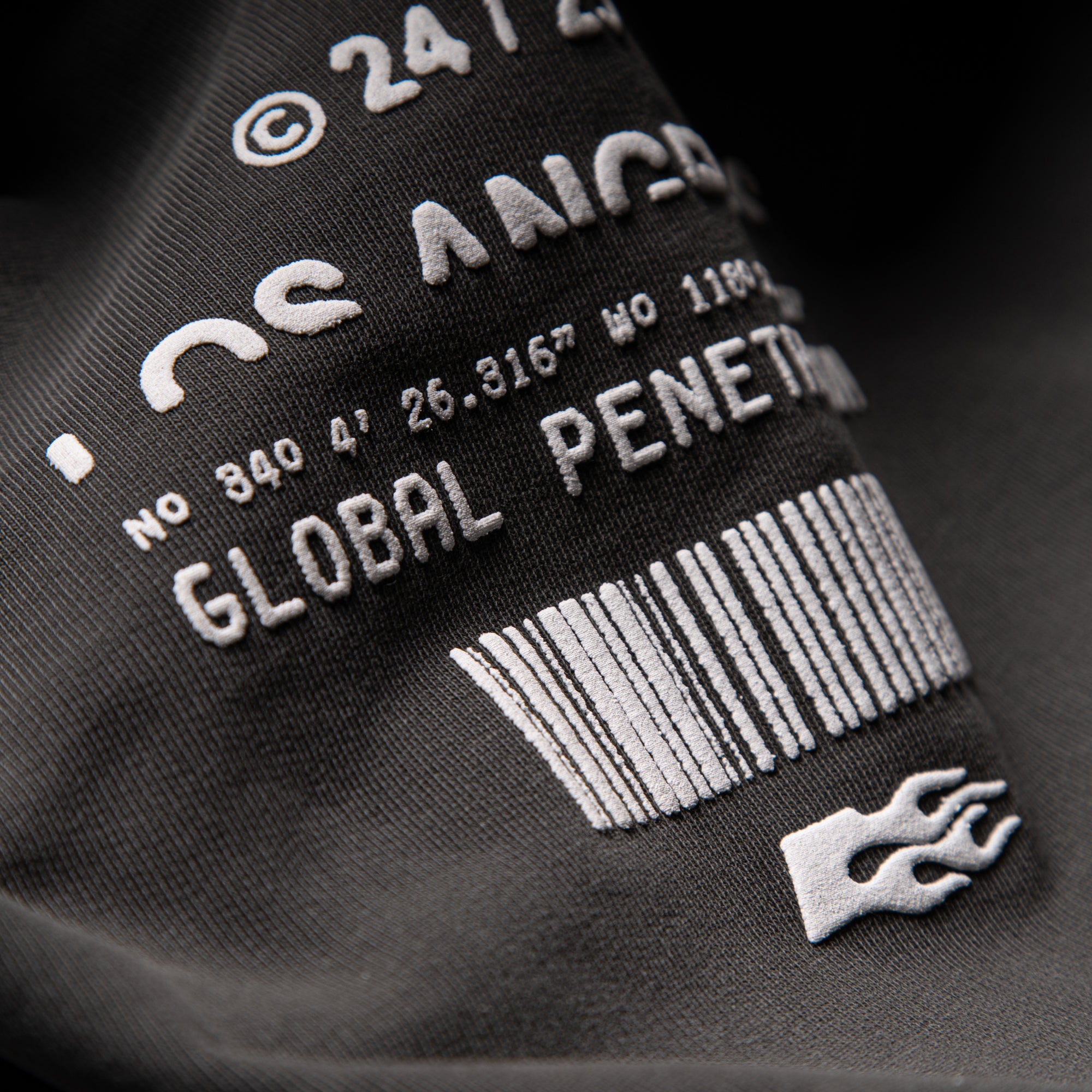 NU-METAL HOODIE - WASHED BLACK