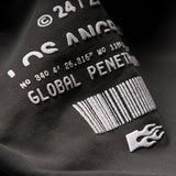 NU-METAL HOODIE - WASHED BLACK