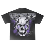 PURPLE SKULL T-SHIRT