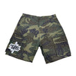 Rhinestone Camo Shorts - Green