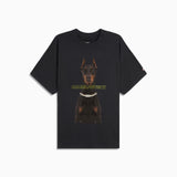 doberman tee / washed black