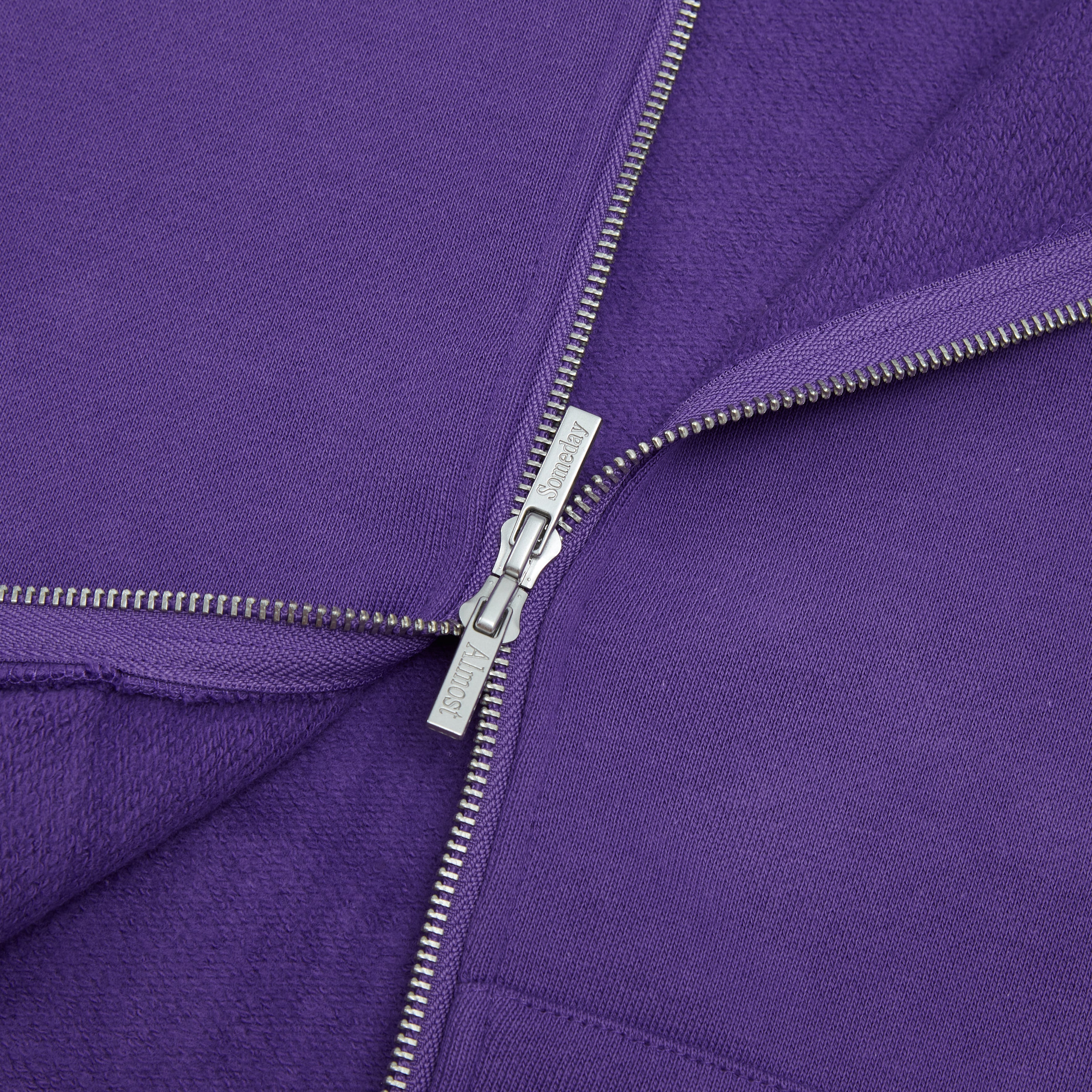 Heaven Sent Zip-Up Hoodie (Purple)