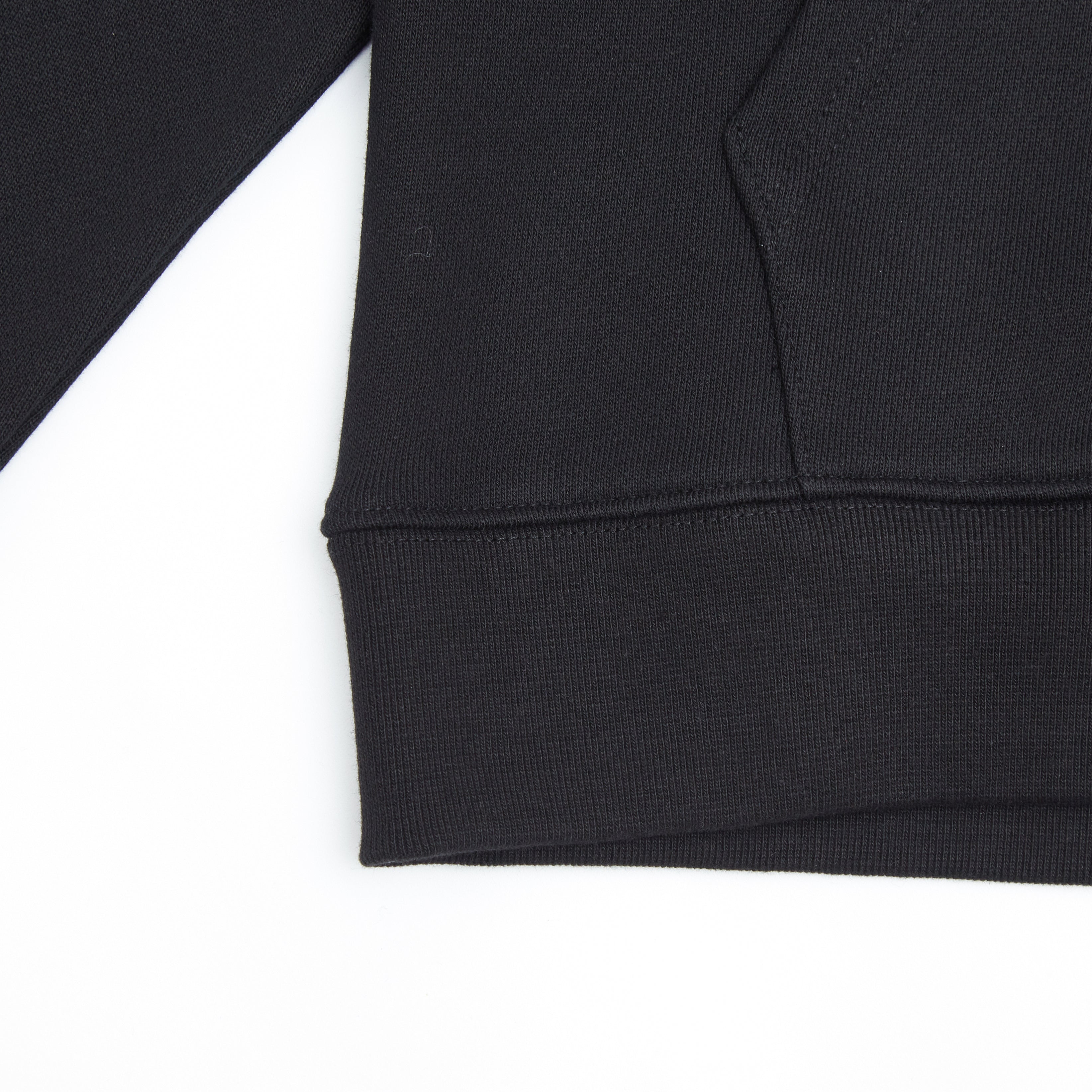 Heaven Sent Zip-Up Hoodie (Black)