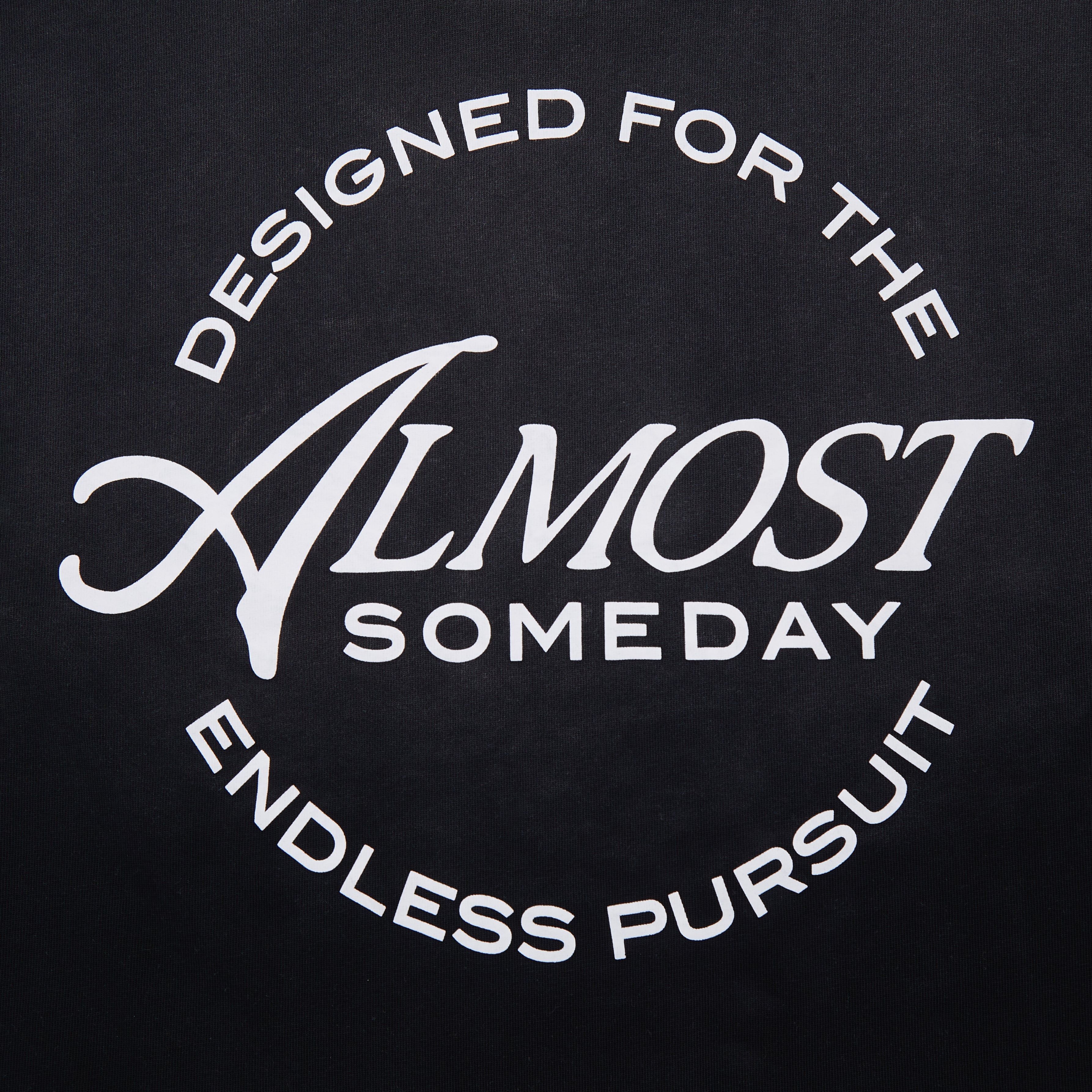 Motto Tee (Sun Fade Black)