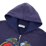 High Life ZipUp Hoodie (Sun Fade Navy)