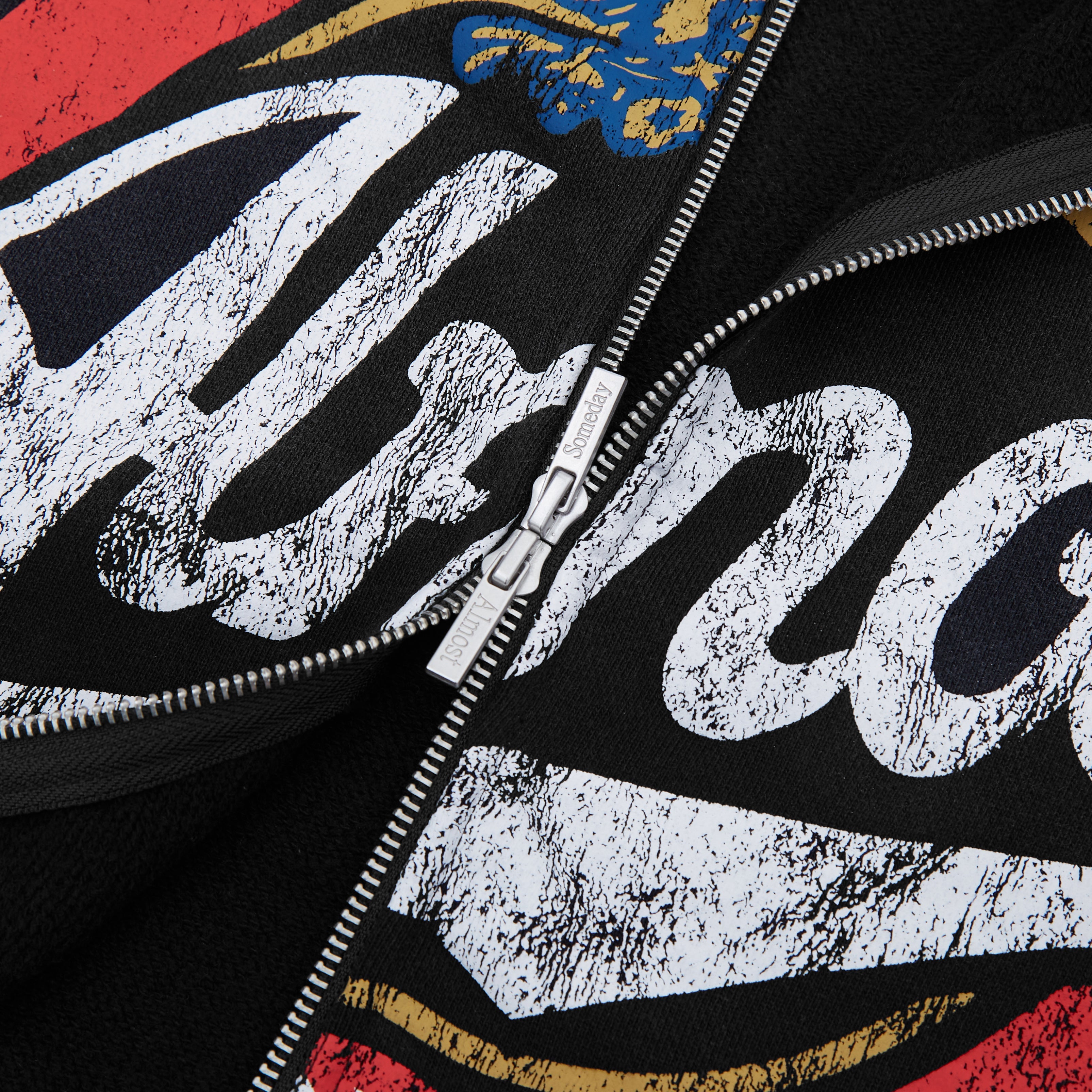 High Life ZipUp Hoodie (Sun Fade Black)