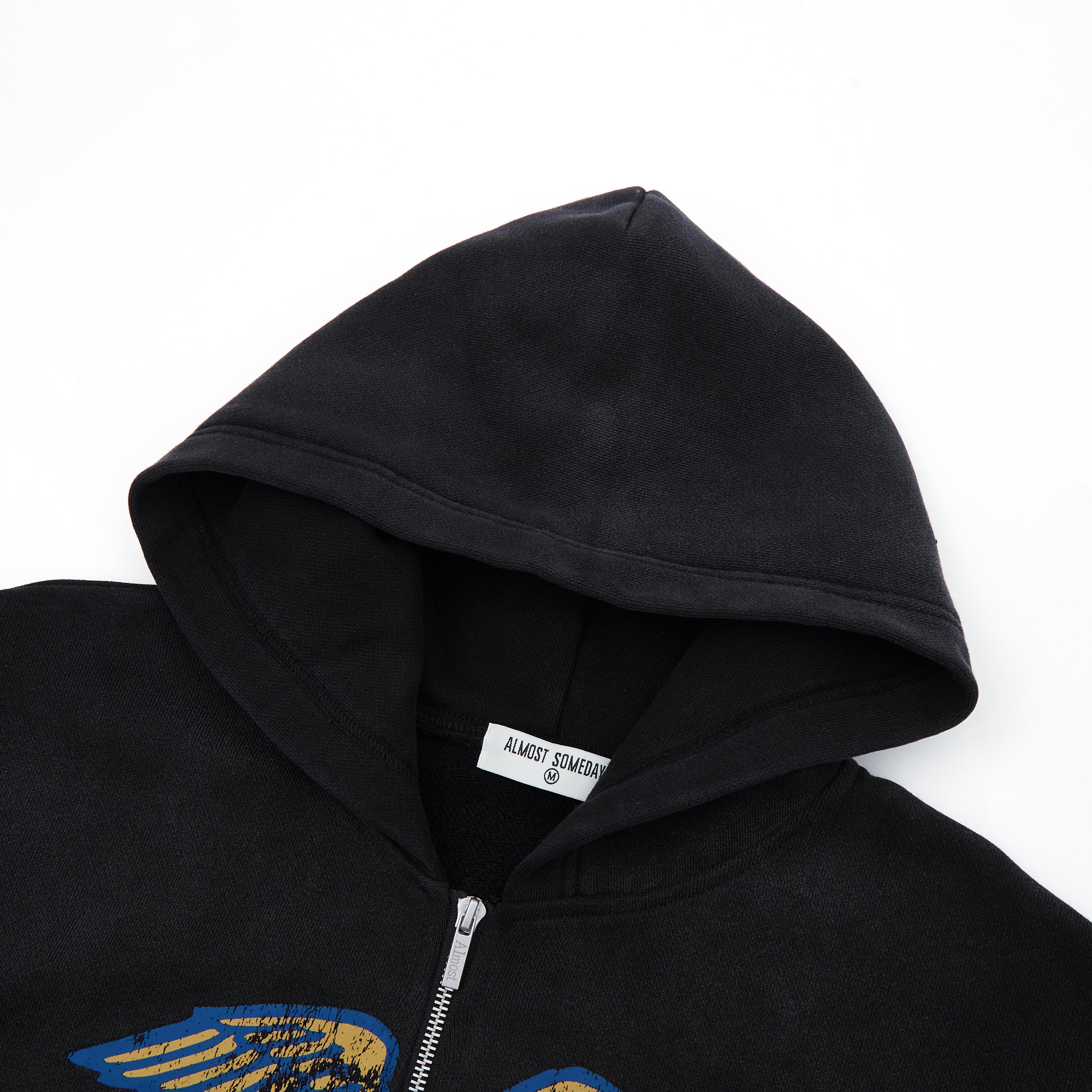 High Life ZipUp Hoodie (Sun Fade Black)