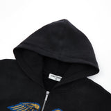 High Life ZipUp Hoodie (Sun Fade Black)