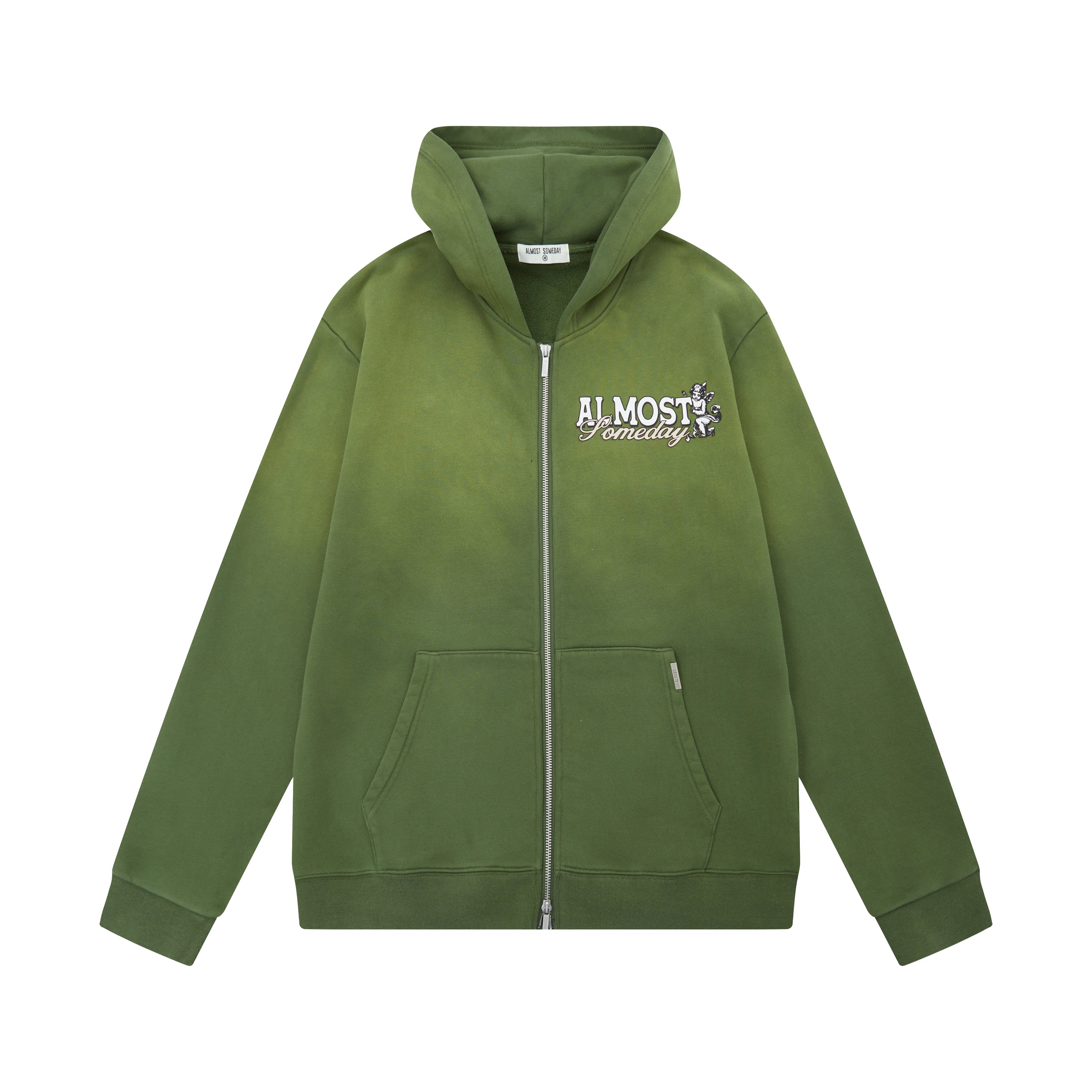 Endless ZipUp Hoodie (Sun Fade Olive)