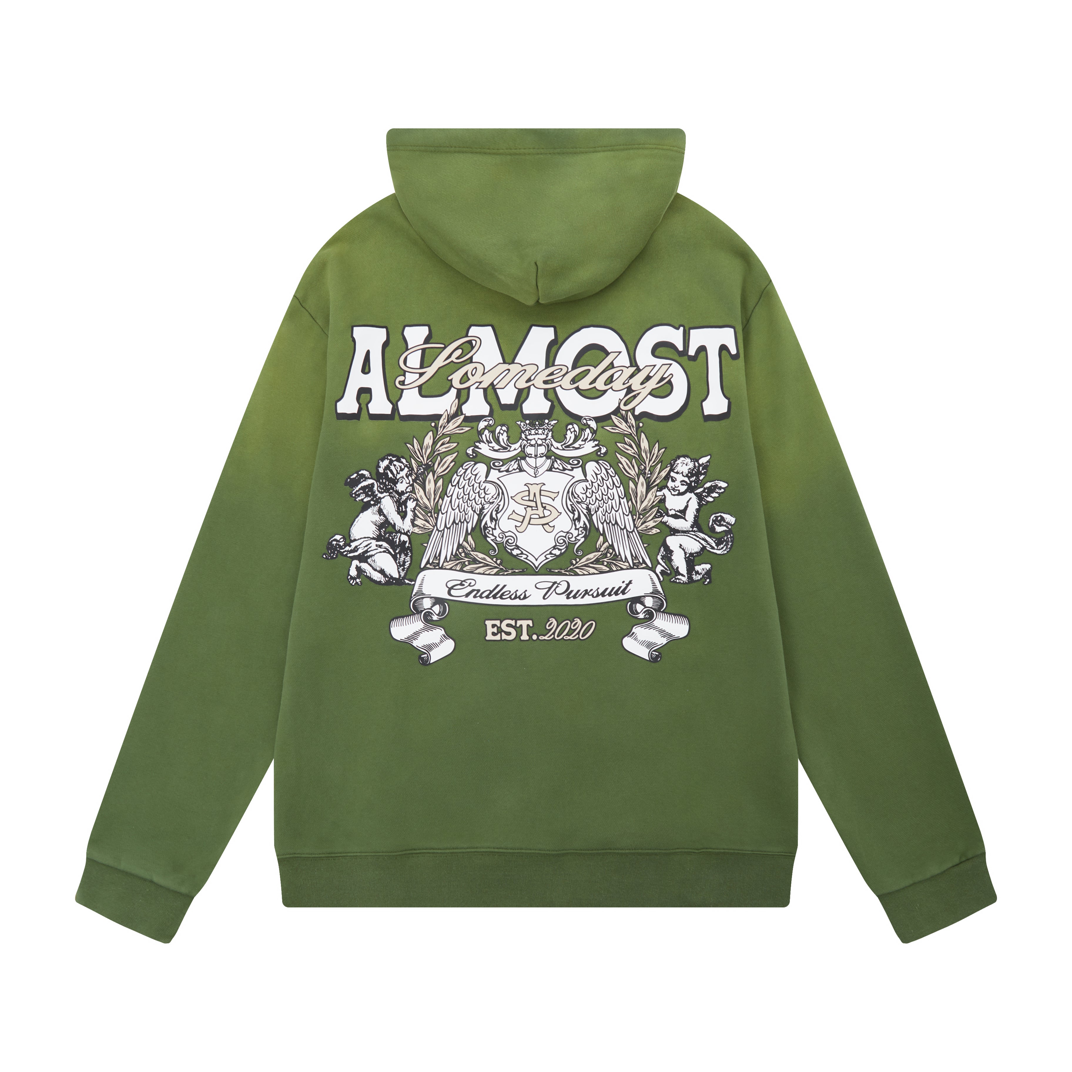 Endless ZipUp Hoodie (Sun Fade Olive)