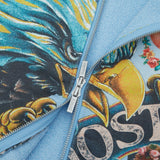 Banner Zip-Up Hoodie - Sun Fade Wash (Blue)