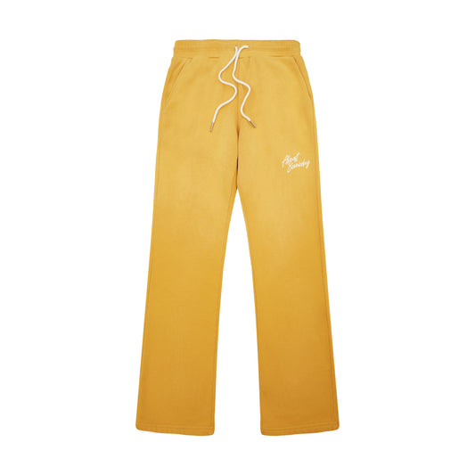 Signature Series Flare Sweatpants (Sun Fade Yellow)