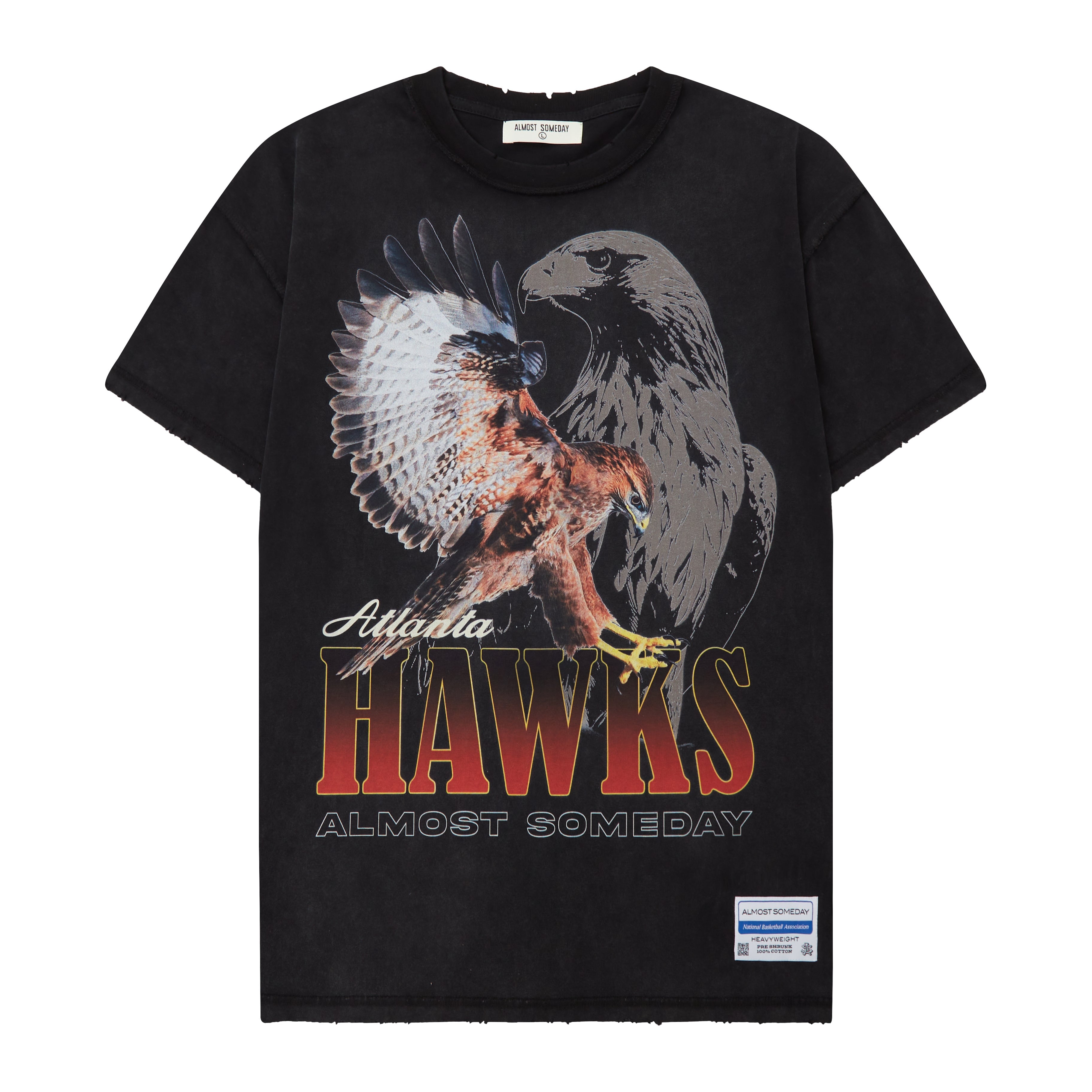 Atlanta Hawks Tee (Vintage Black)