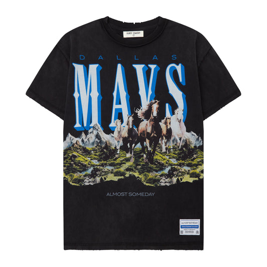 Dallas Mavericks Tee (Vintage Black)