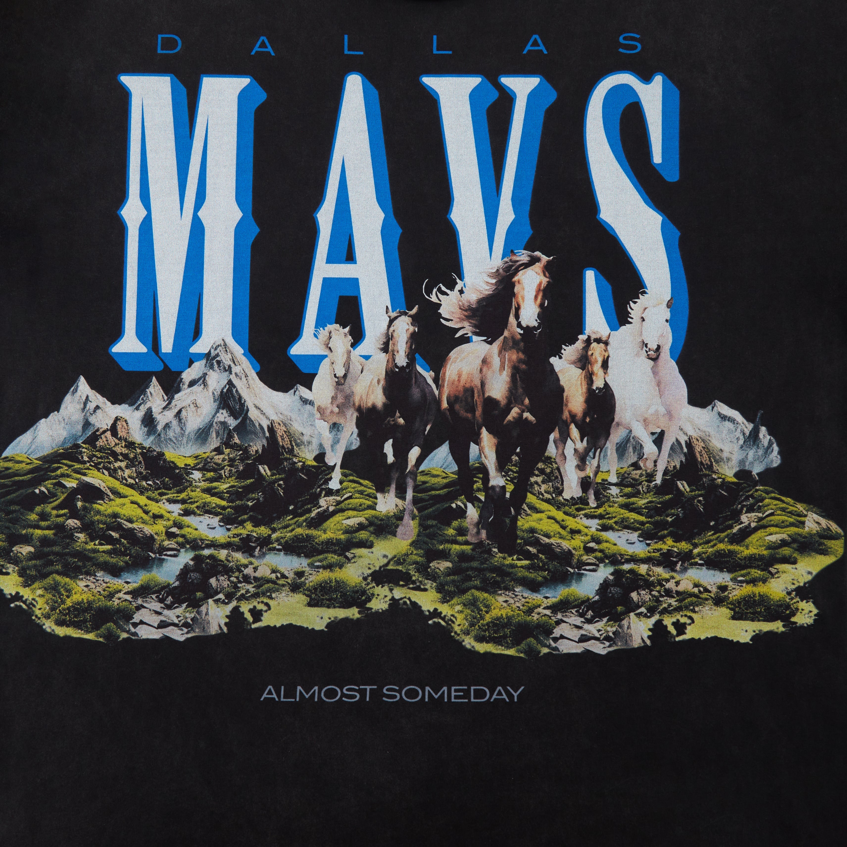 Dallas Mavericks Tee (Vintage Black)