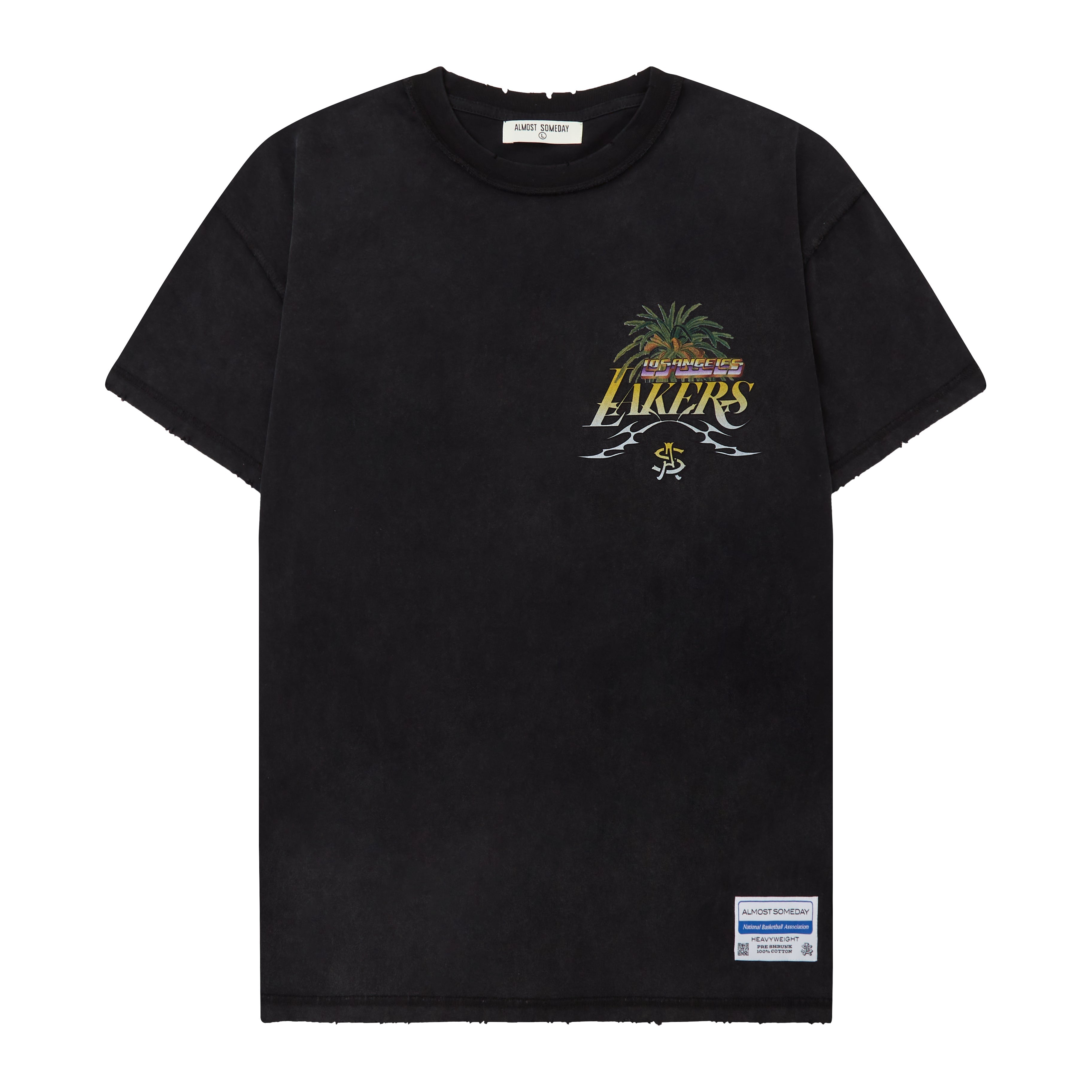 Los Angeles Lakers Tee (Vintage Black)