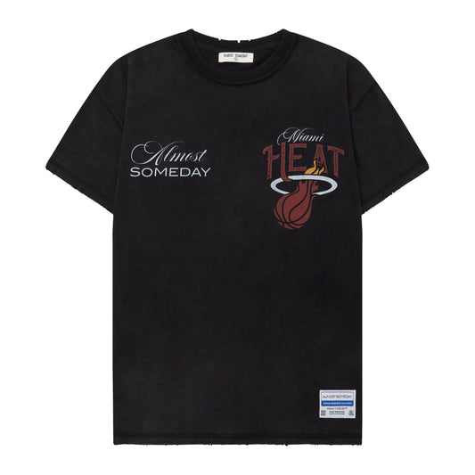 Miami Heat Tee (Vintage Black)