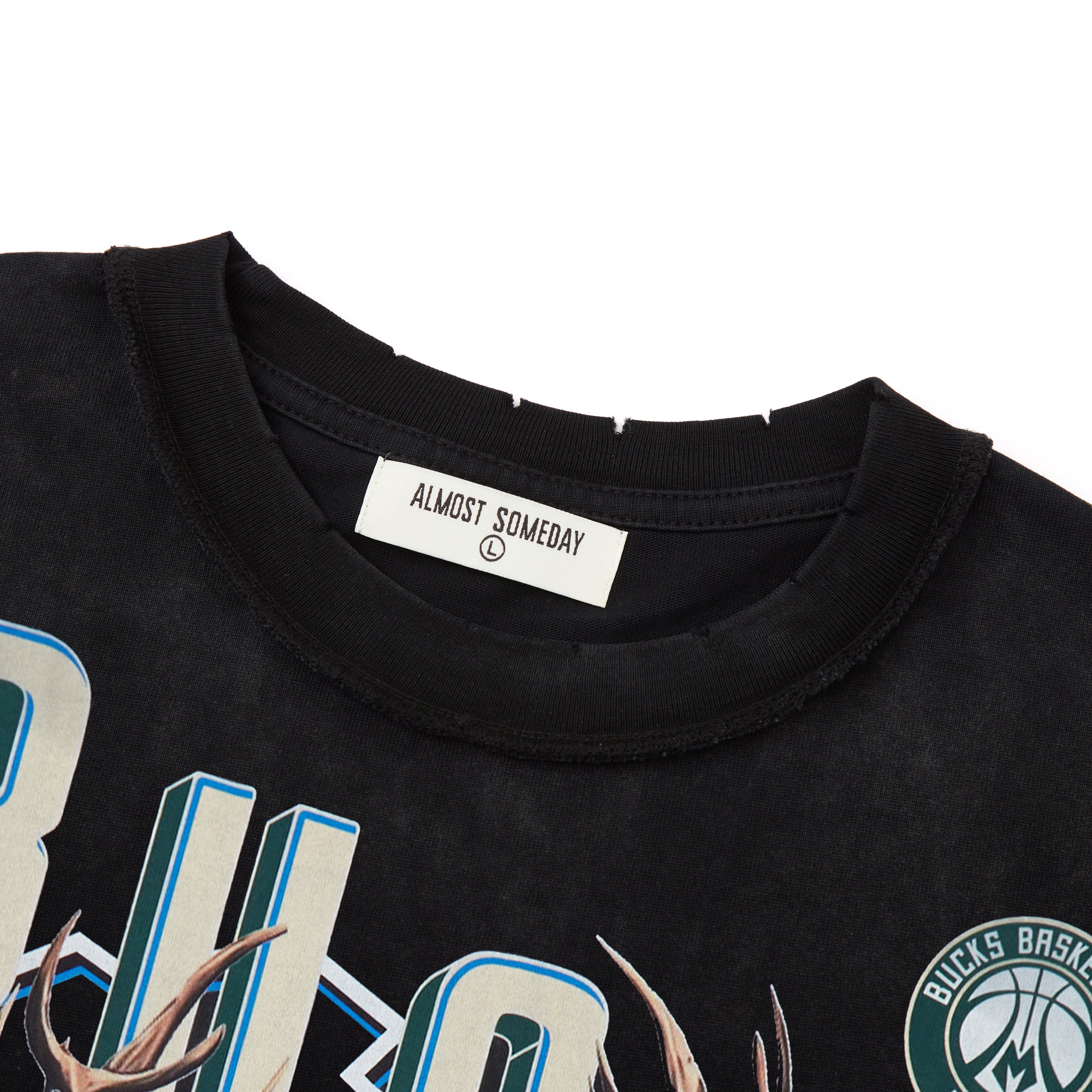 Milwaukee Bucks Tee (Vintage Black)