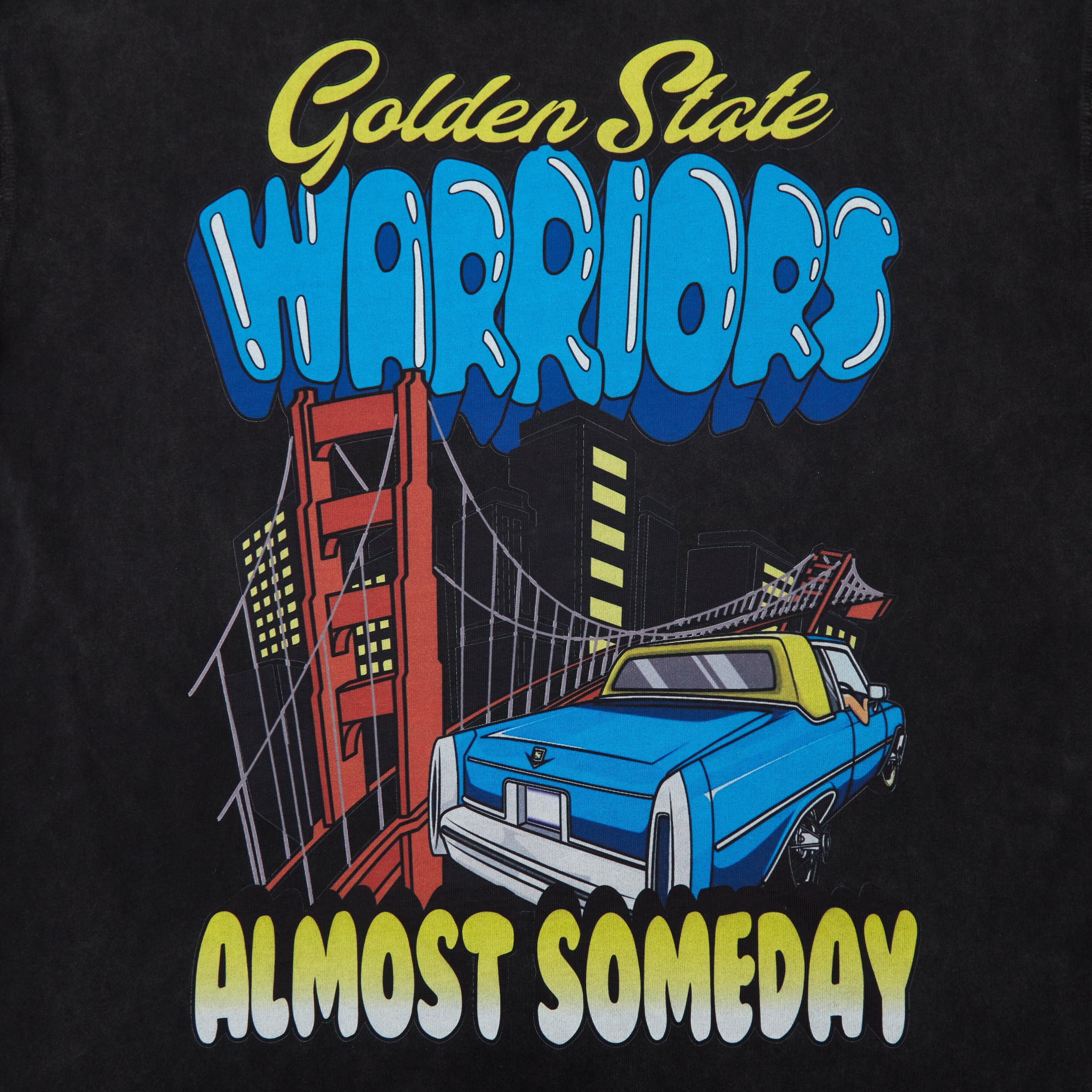 Golden State Warriors Tee (Vintage Black)
