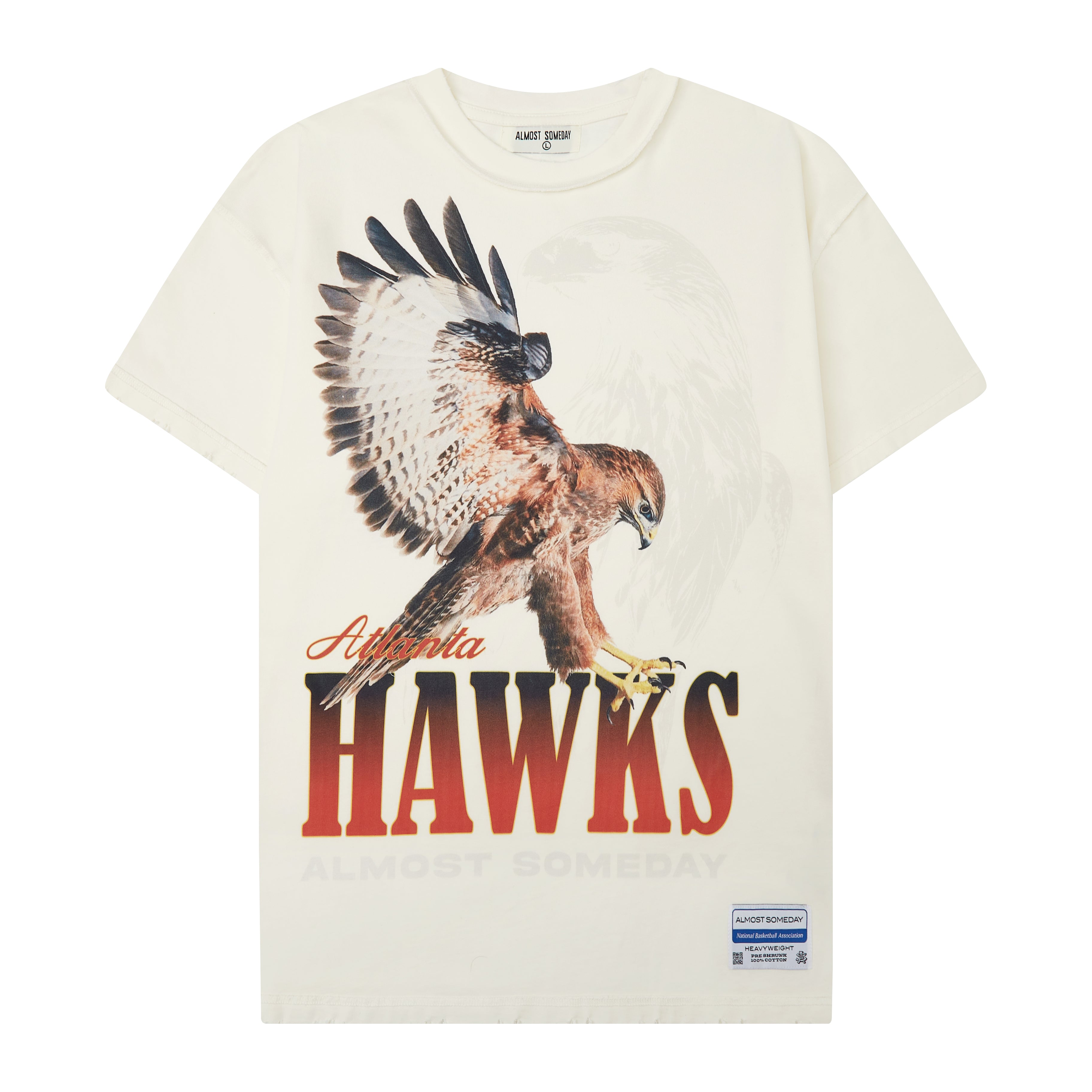 Atlanta Hawks Tee (Cream)