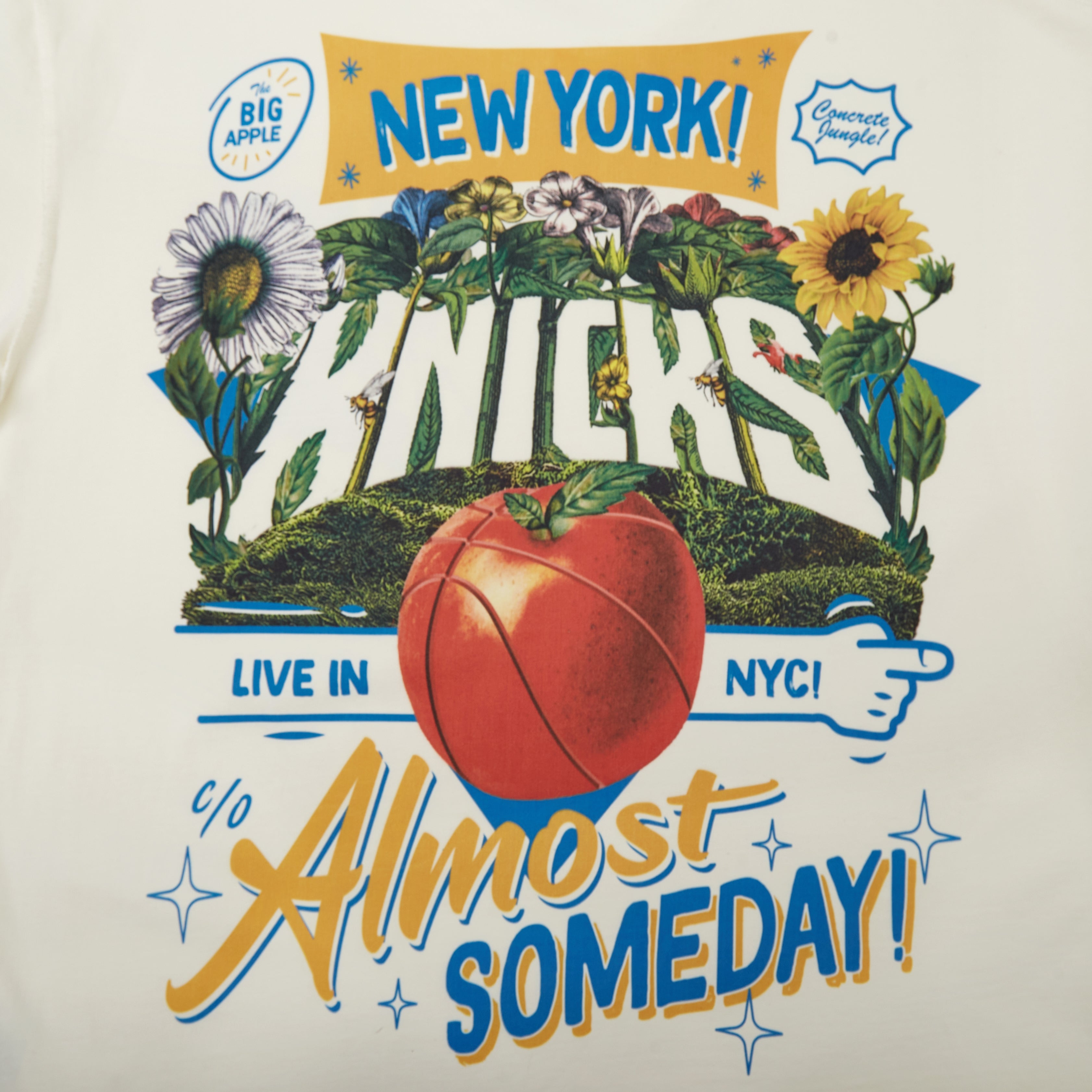 New York Knicks Tee (Cream)