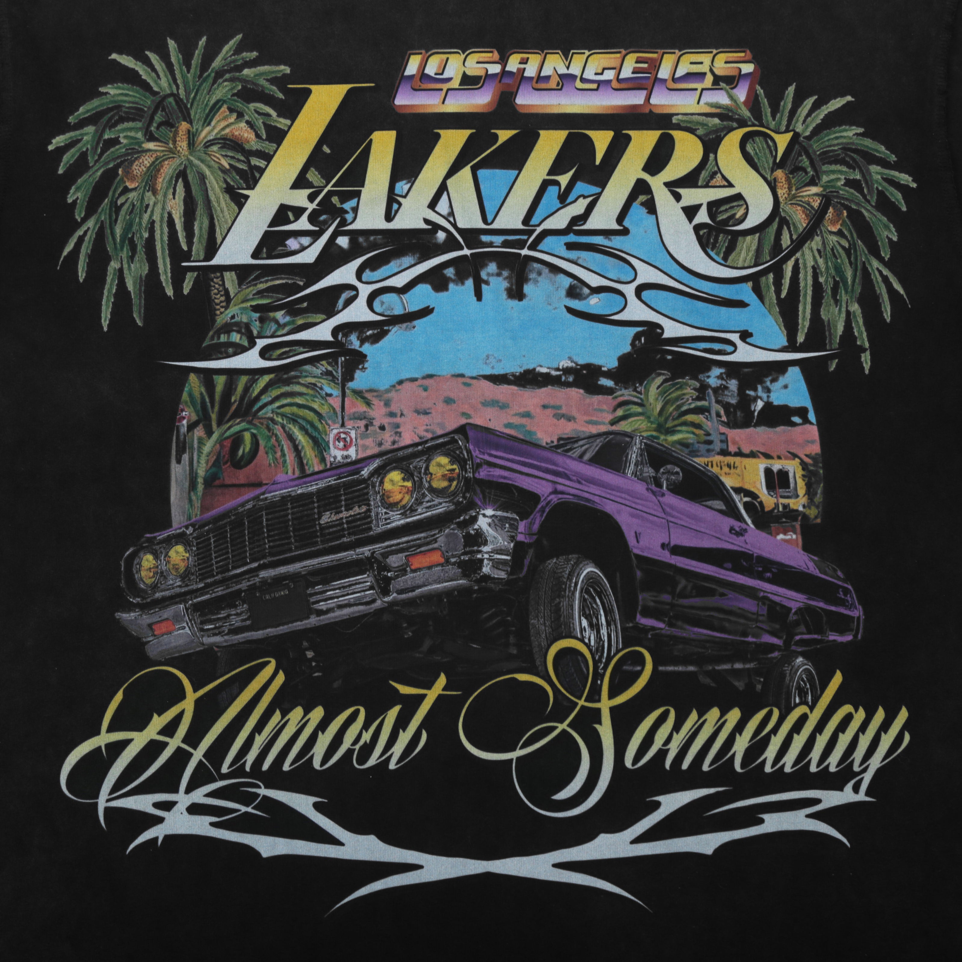Los Angeles Lakers Tee (Vintage Black)