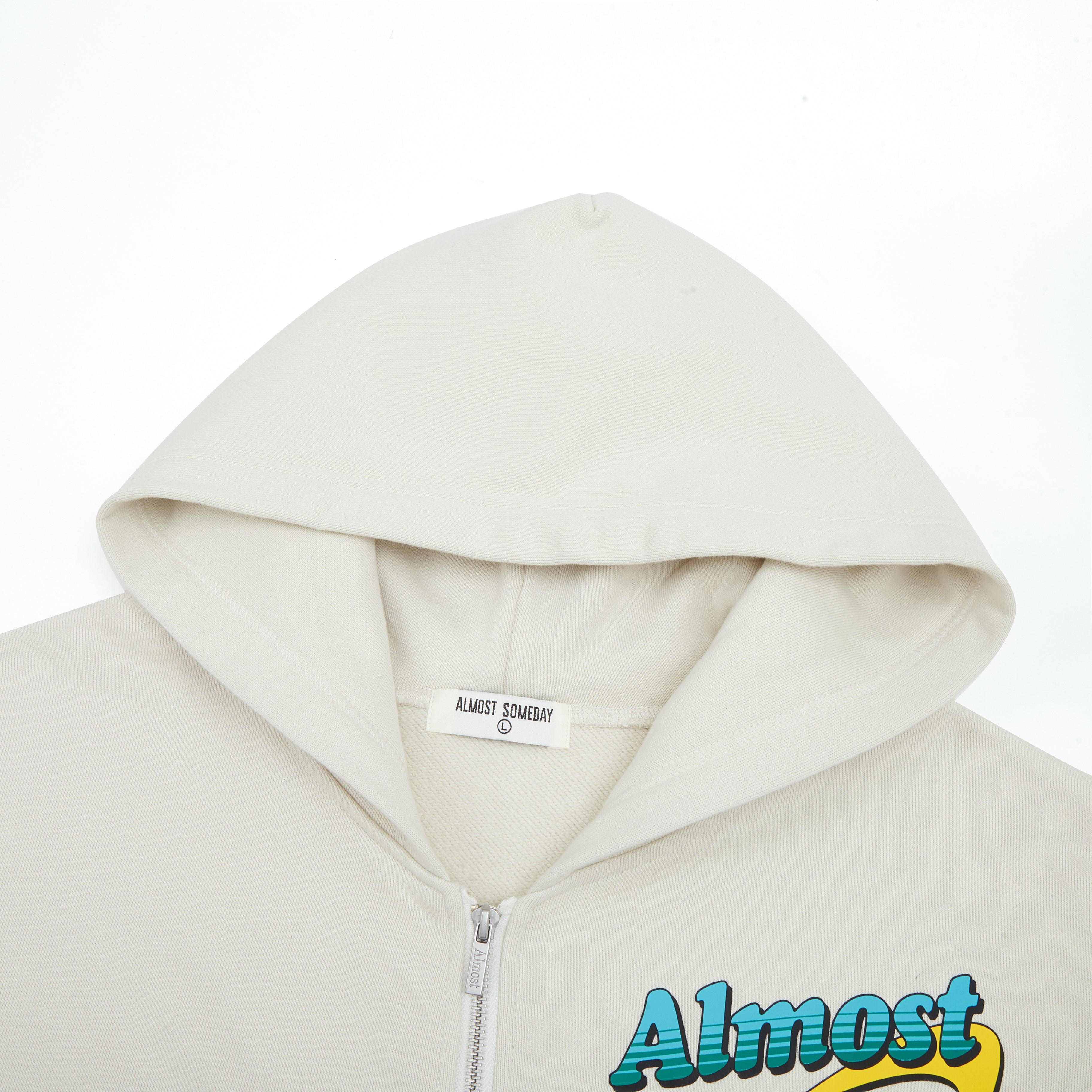 Pleasure ZipUp Hoodie (Cream)